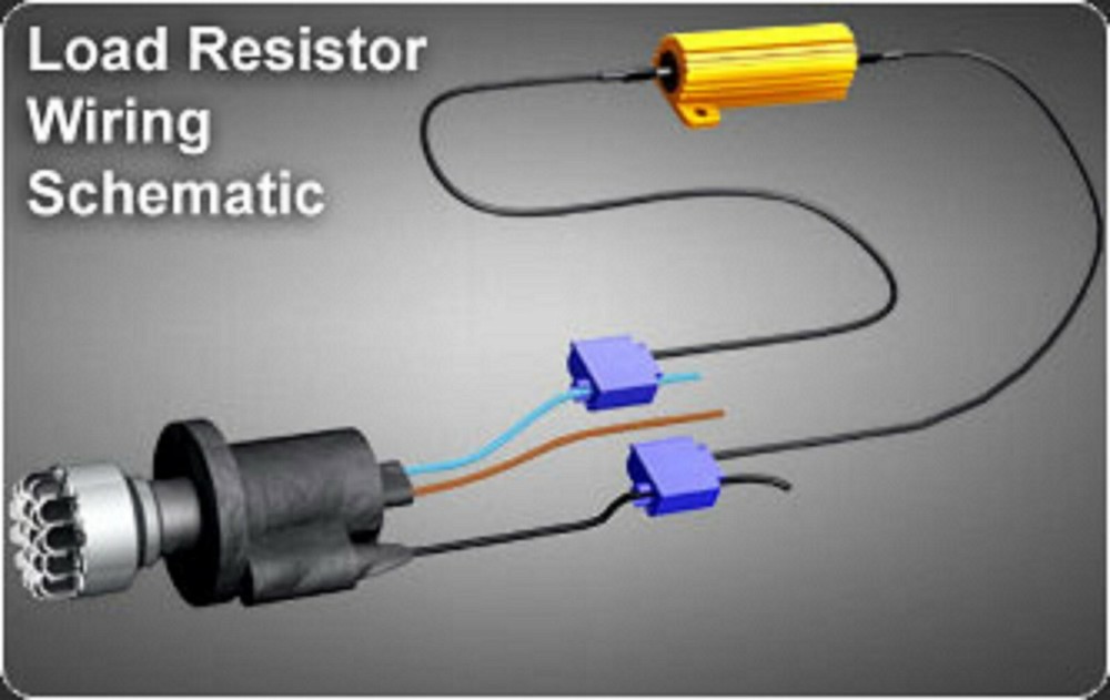 Sylvania LED Load Equalizer Resistor 7443 DRL Light Bulb Hyper Flashing Stop Fix