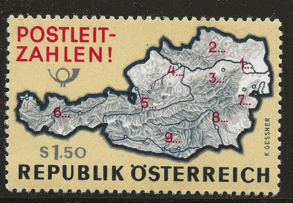 Austria Scott #756, Single 1966 Complete Set FVF MNH