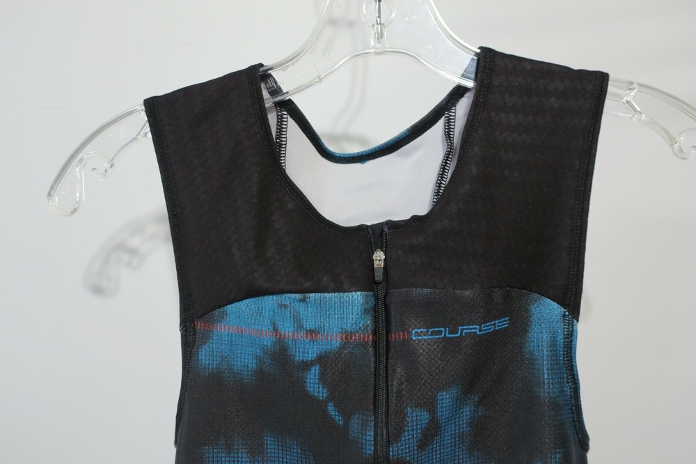 Louis Garneau Men's Tri Course Sleeveless Tri Top Medium Clouds Colored
