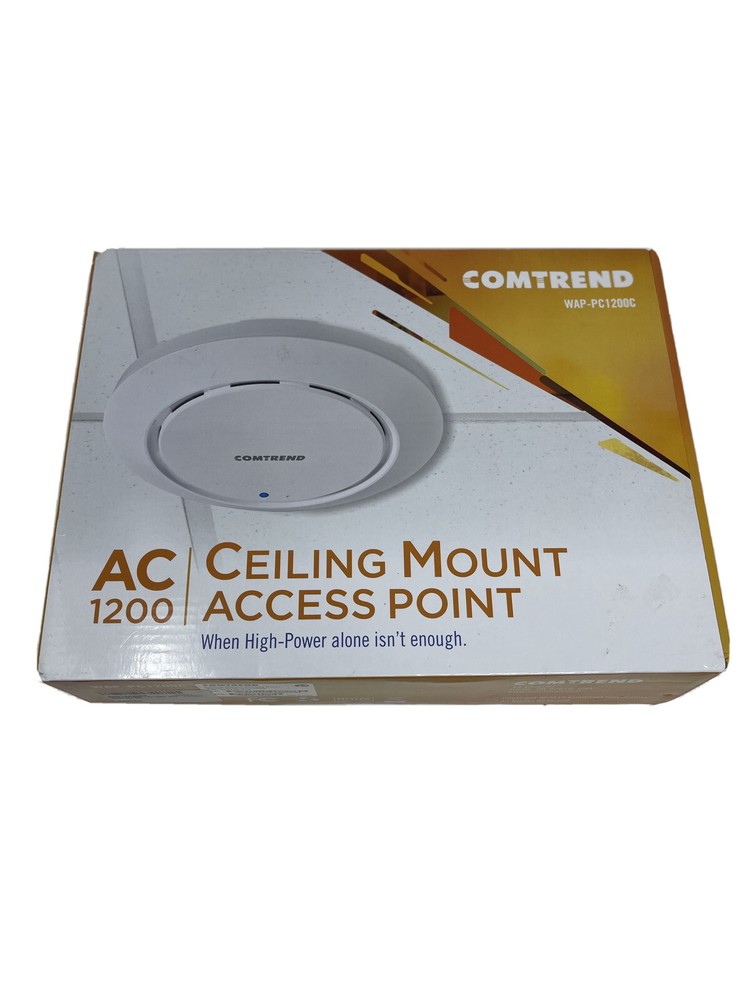 Comtrend WAP-PC1200C AC1200 Wireless Ceiling Access Point High Power