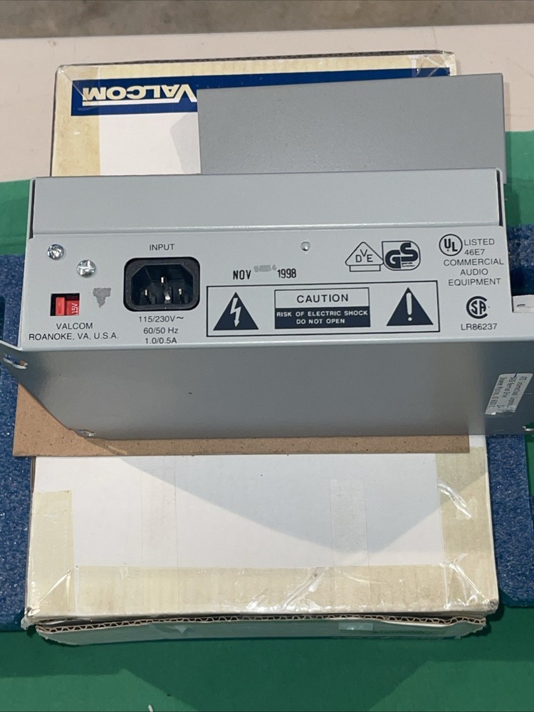 VALCOM V-2003A Page Control 3 Zone Plus Page 0799111001227 From Working System