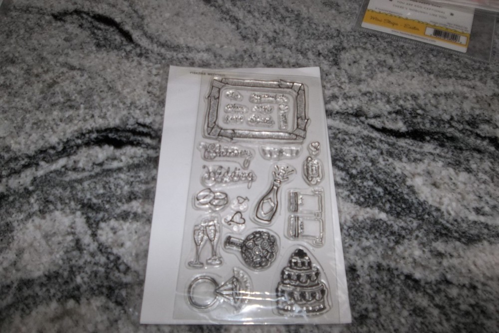 Fiskers "Wedding" Poly Stamp  New