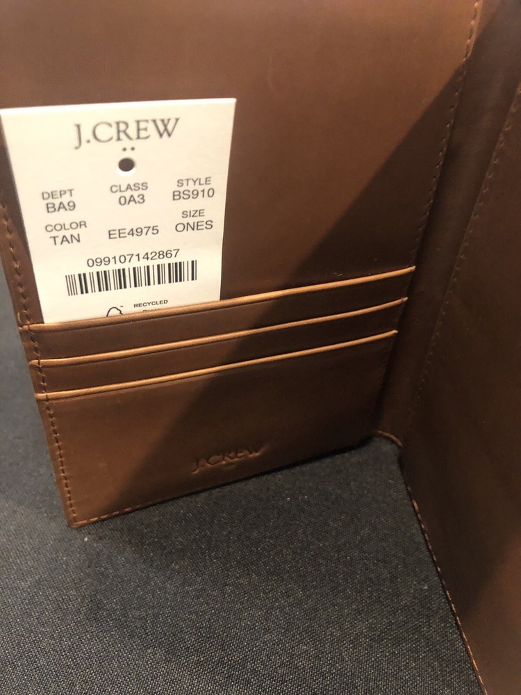 J CREW Leather Passport Holder … Gorgeous! NWT