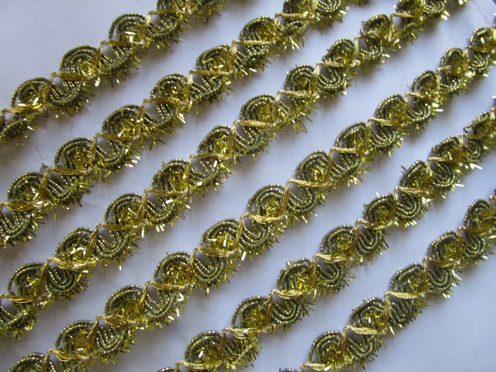 6 7/12ft Tip Nichtelastisch Gold 0 1/2in Wide Trims BB 643
