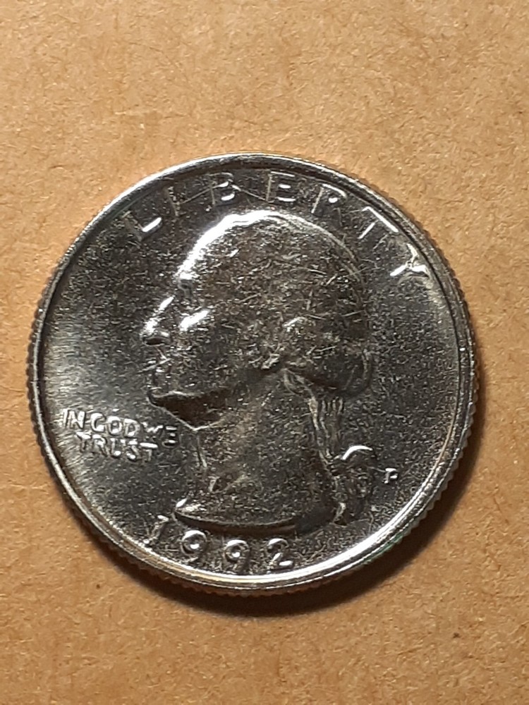 1992 P WASHINGTON QUARTER