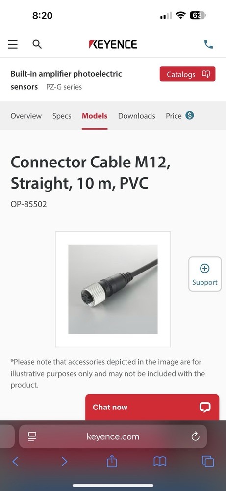 KEYENCE LR-ZB240CB Laser Sensor