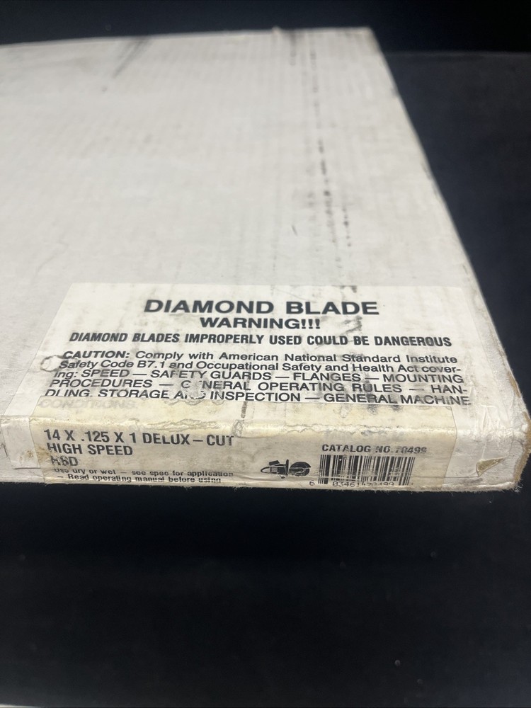 H8D 70499 14"X125 High Speed Diamond Blade