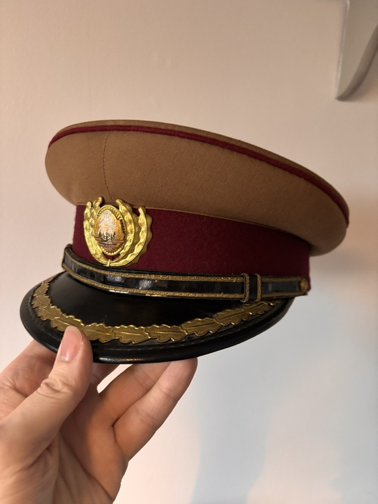 Romanian firefighter Cold War Visor Officer