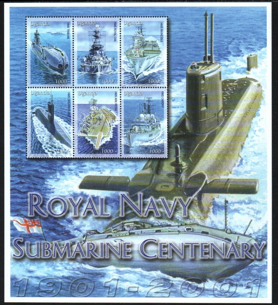 Uganda Stamp 1726  - Submarine centenary