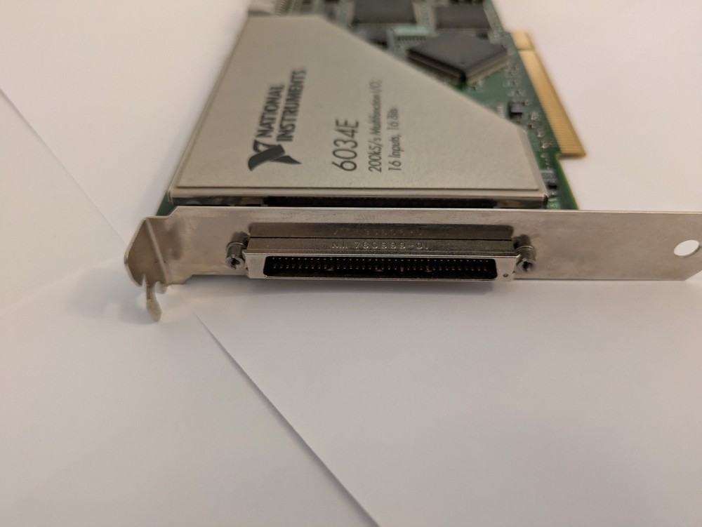National Instruments PCI-6034E DAQ Card 16-Bit Analog Input