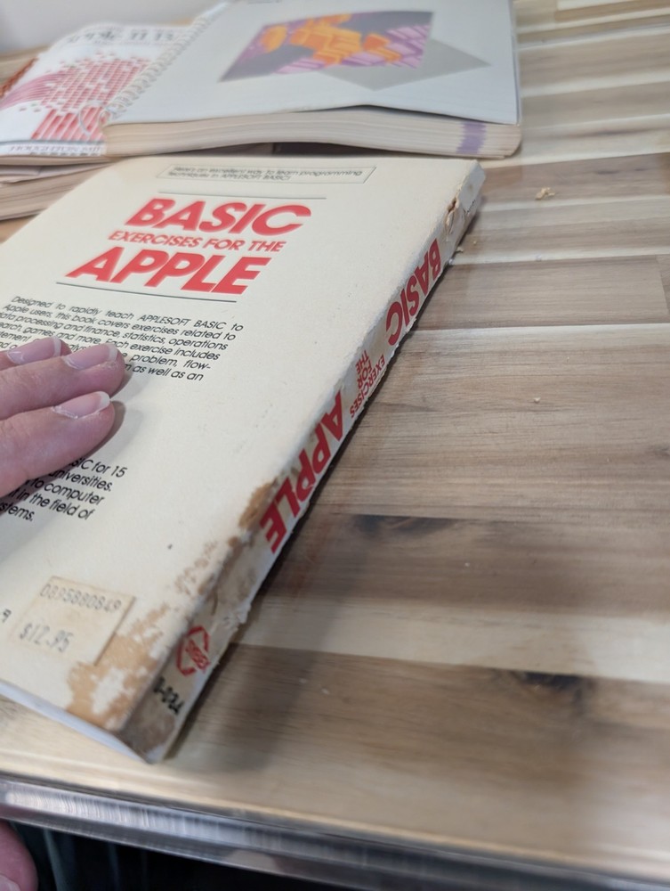 Vintage Apple II Reference Manuals Basic Exercises Apple, DOS Program, A2 Basics