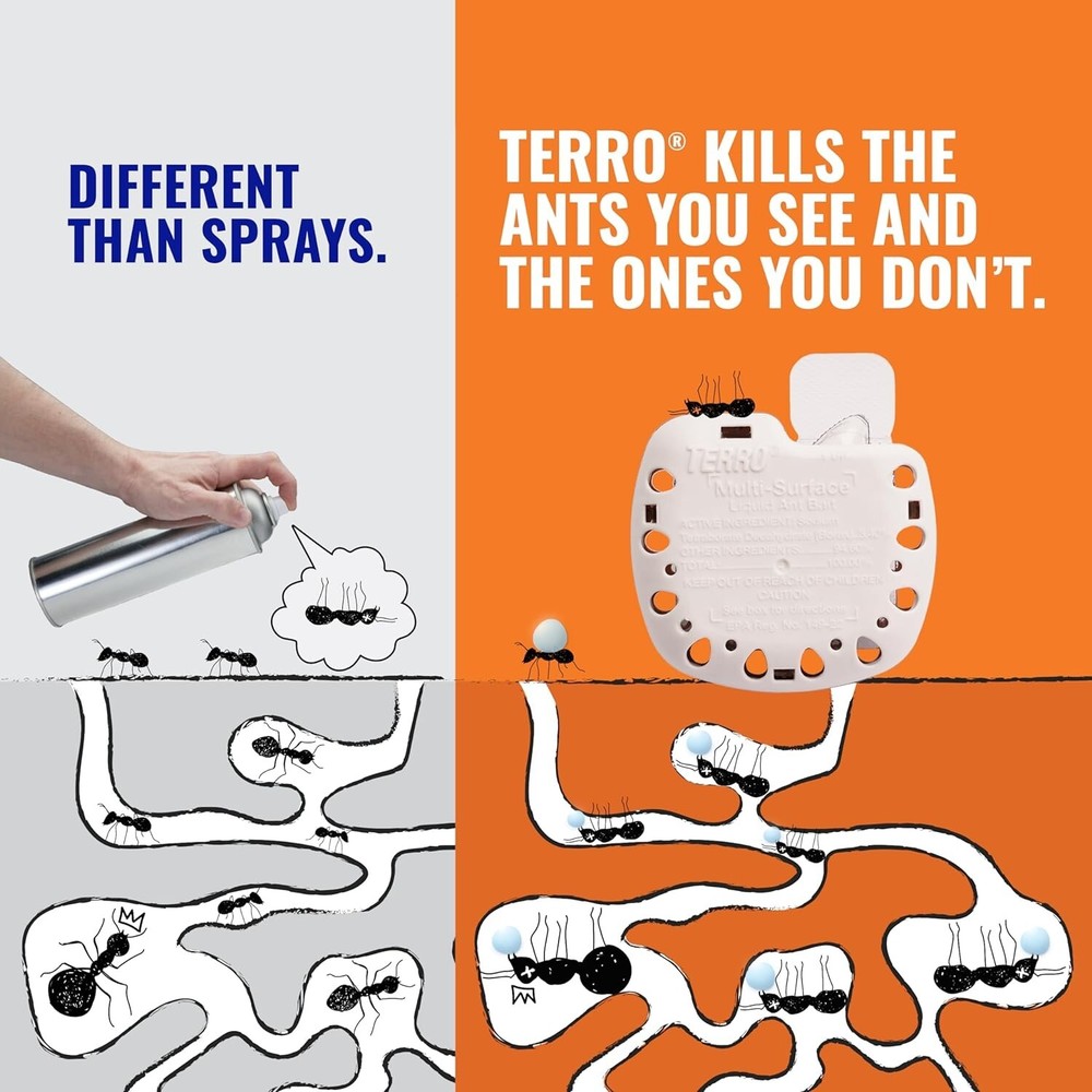 Terro T334 4 5 Pack Multi-Surface Liquid Ant 20 Discreet Best Bait Stations 2024