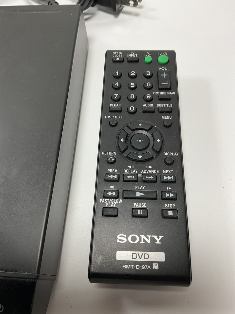 Sony DVP-SR510H DVD Player - Black with Remote Works