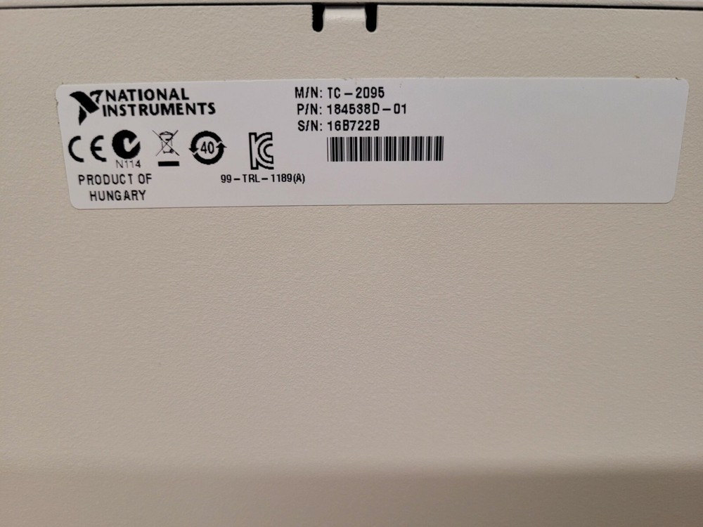 National Instruments TC-2095 32-Channel Thermocouple Adapter Input Panel