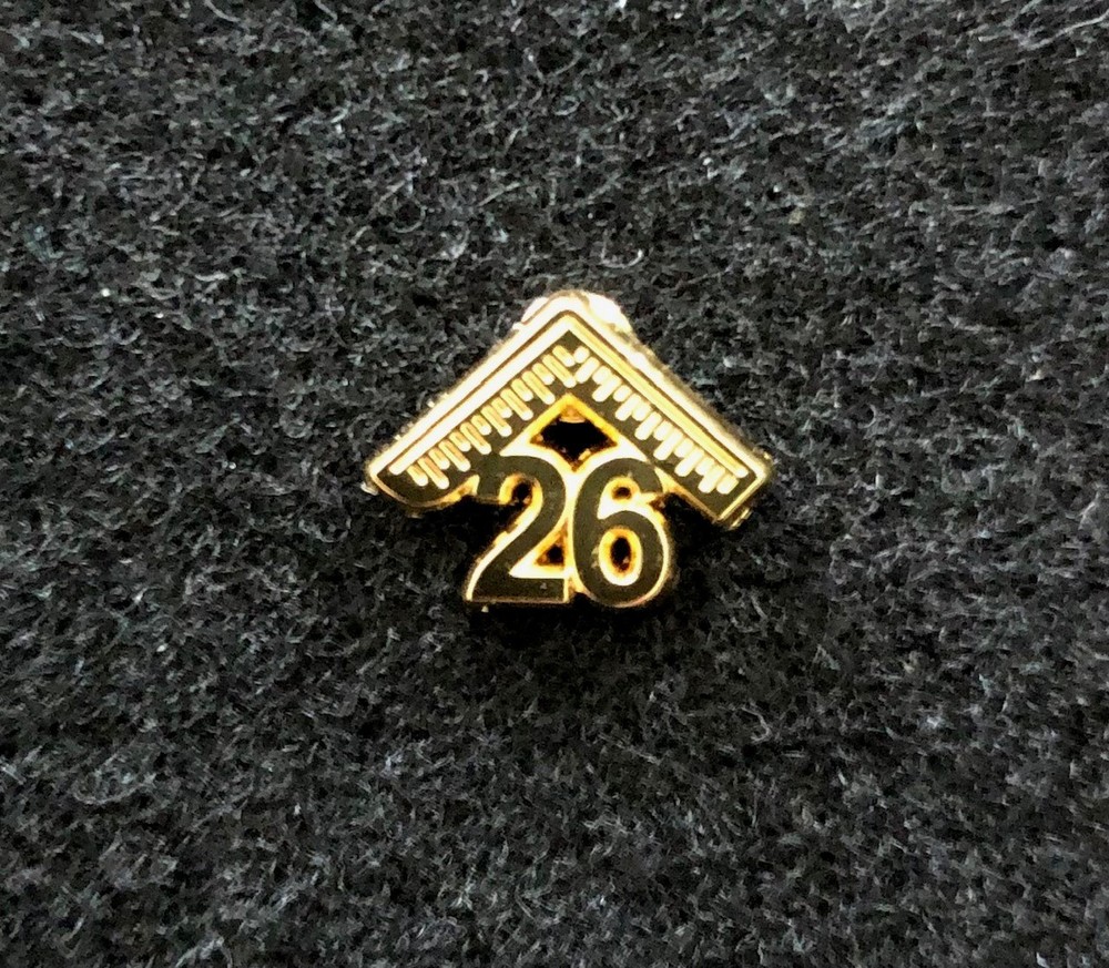 Masonic Master's Lapel Pin 2026 - Small (WMP-26-SM)