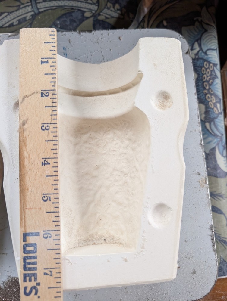 Rose Vase Vintage Slip Casting Ceramic Mold