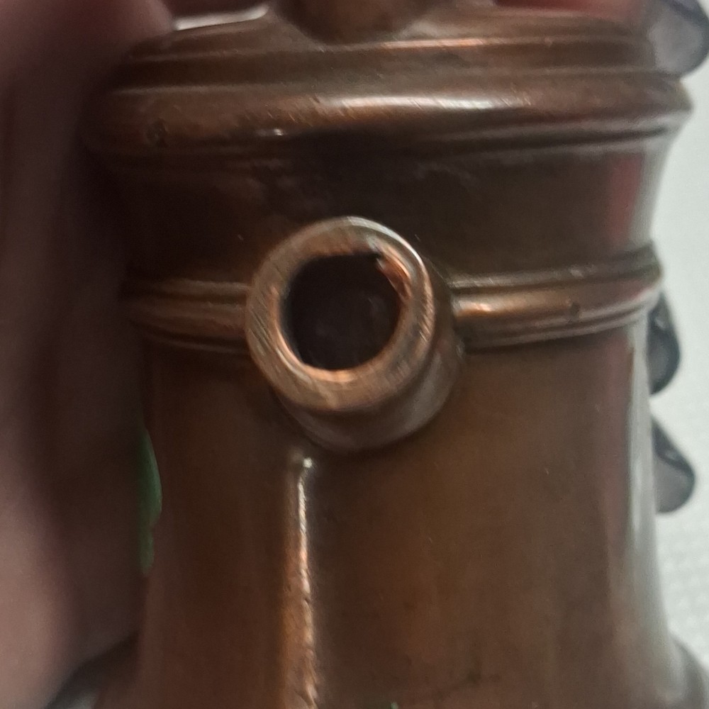 Ronson Vintage Table Lighter Copper Finish with Clover