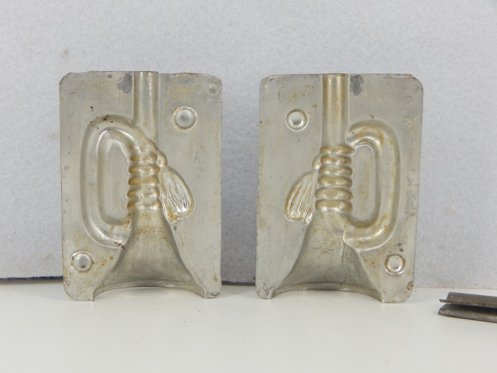 Vintage Germany Holiday Bugle Chocolate Mold