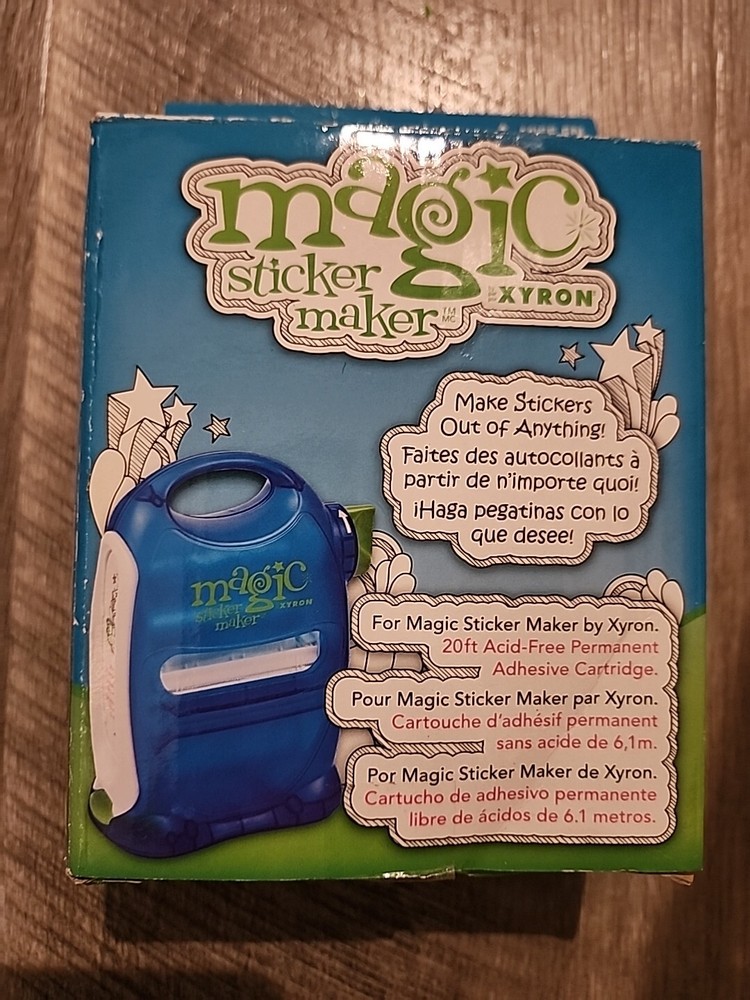Xyron Magic Sticker Maker refill *Cartridge Only* Open Box ￼D3