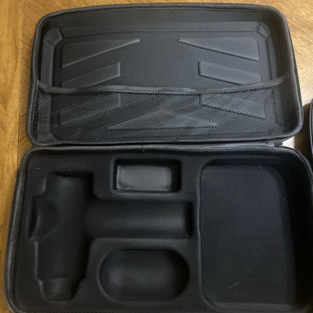 Chirogun Percussion Massage Gun EMPTY CASE BAG WITH DIFFERENT EXTENSIONS TO GUN
