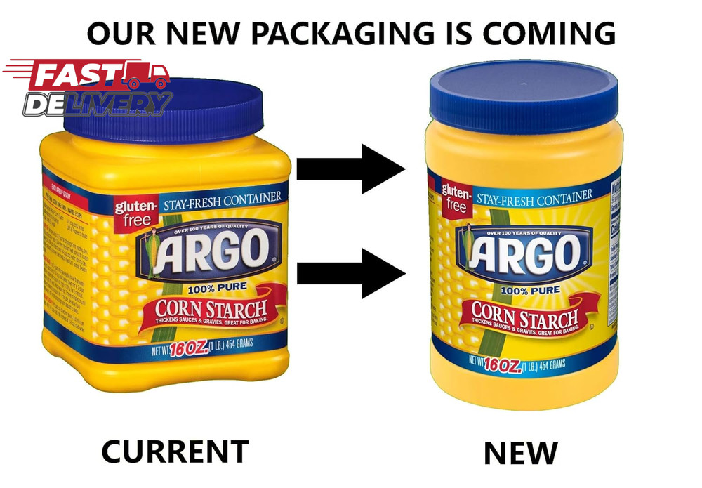 Argo 100% Pure Corn Starch, 16 Oz