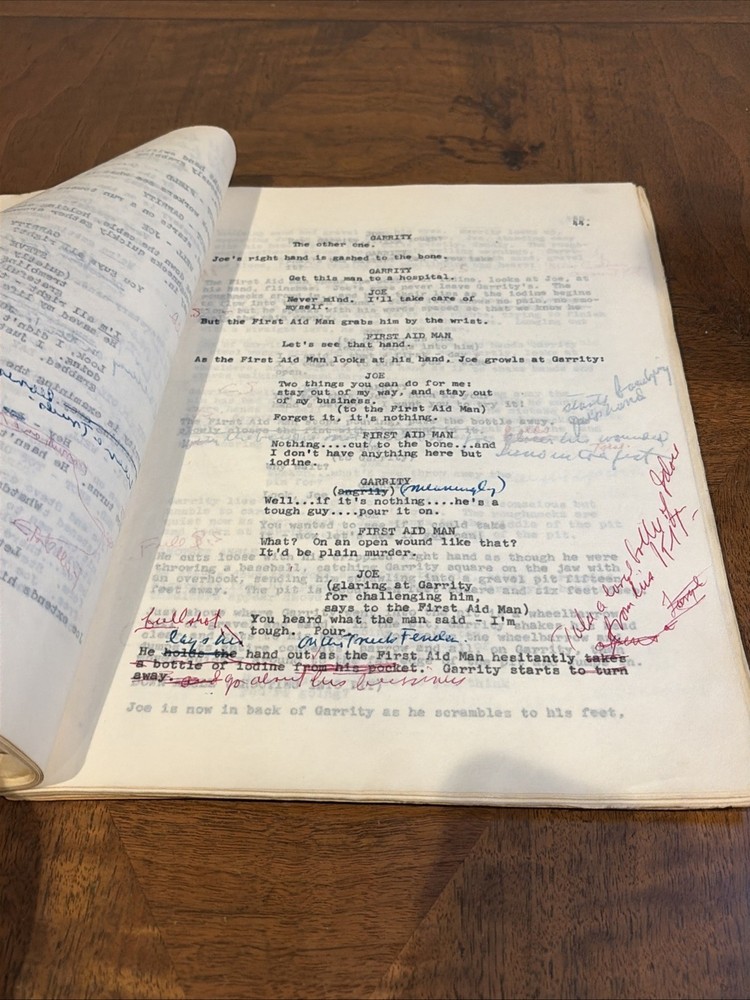 Tiger Mike Screenplay Steve Fisher Annotated Vintage Hollywood Script