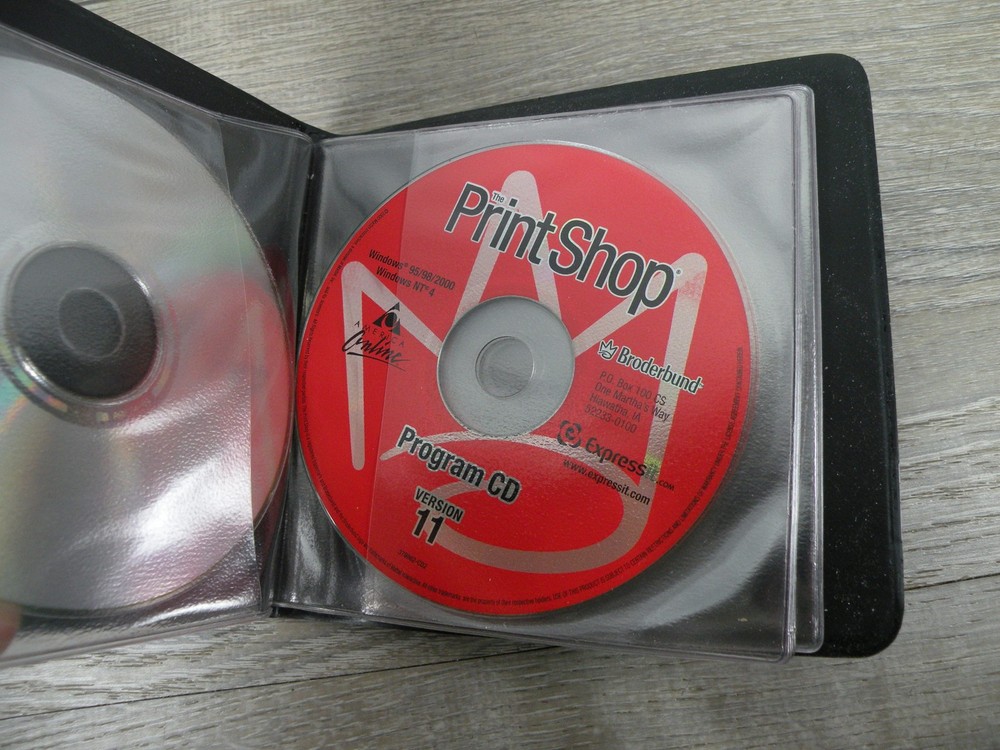 Broderbund The Print Shop Version 11 Software for Windows 95 98 2000 NT4 CD