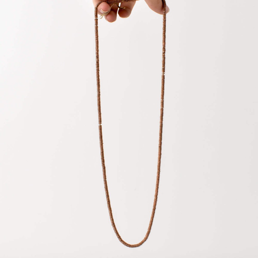 Copper Ethiopian Heishi Beads