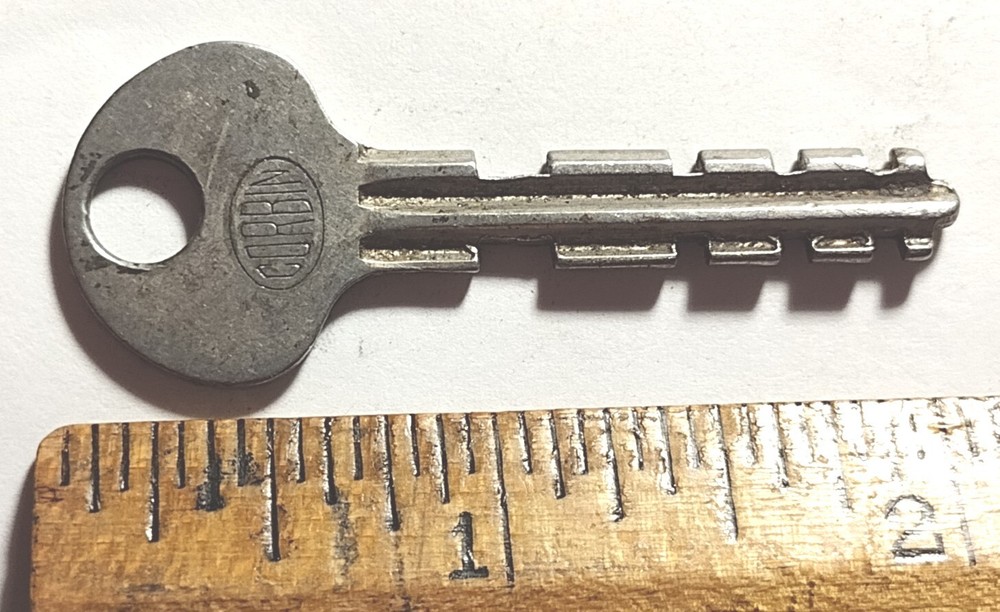 Vintage Key CORBIN RRB11 Appx 2" Replacement Locks Steampunk