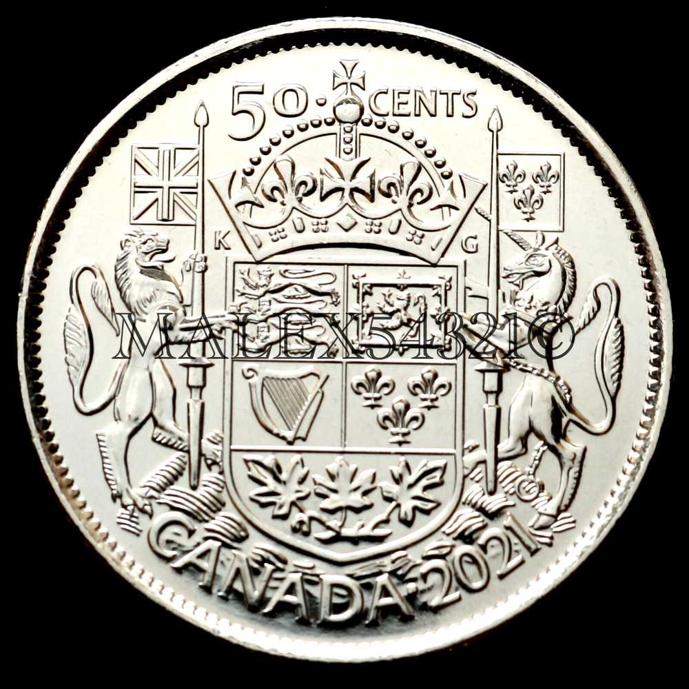 🇨🇦 ​CANADA 2021 50 CENTS COMMEMORATIVE DESIGN UNCIRCULATED