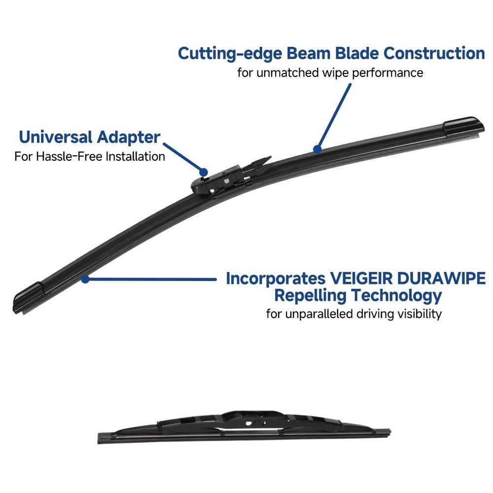 3 Pack Windshield Wiper Blades Compatible with Chevy Chevrolet Traverse 2012 ...