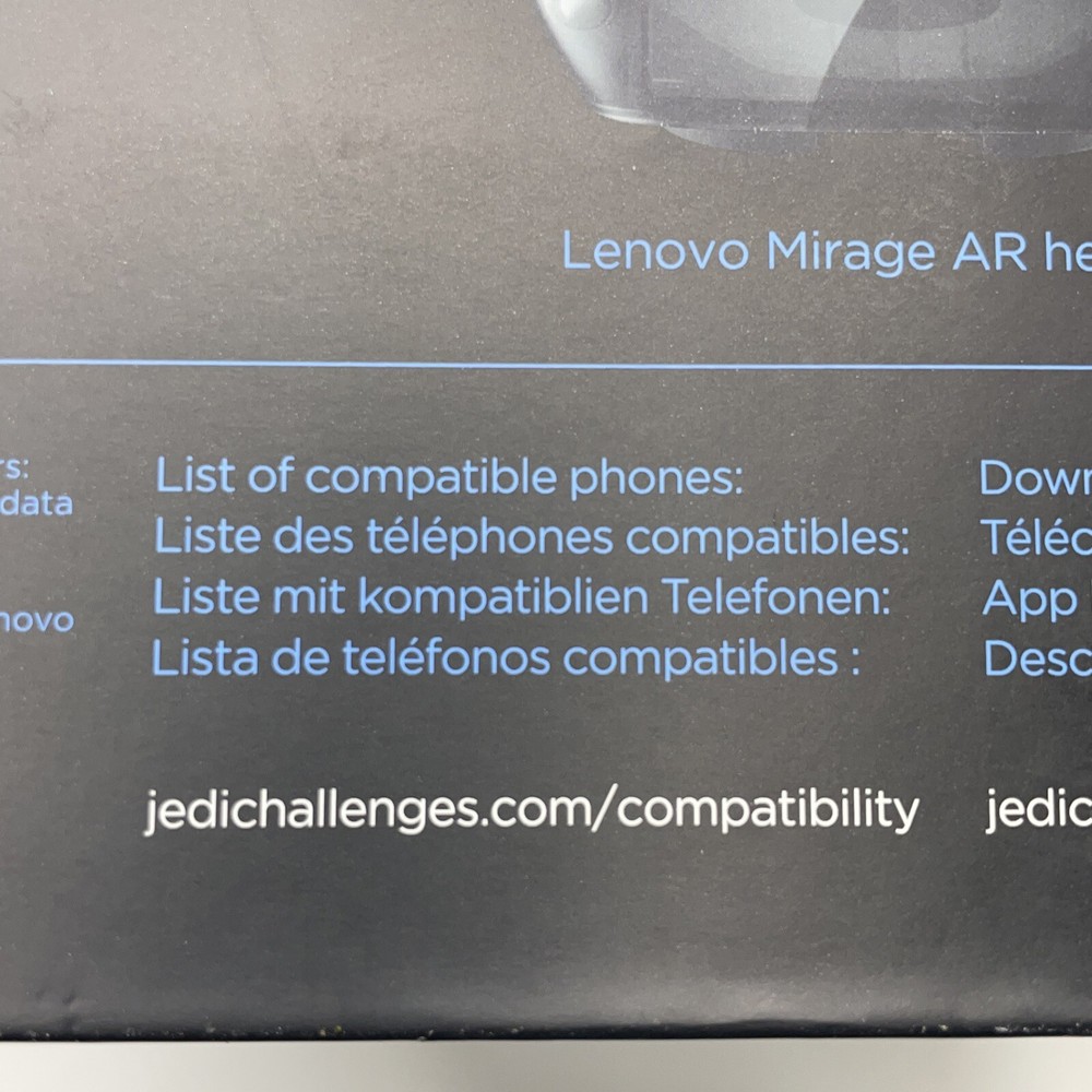 Lenovo Star Wars Jedi Challenges Augmented Reality Game Complete in Box