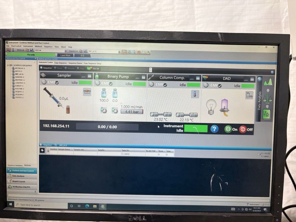 Shimadzu IRAffinity-1 FTIR computer with software