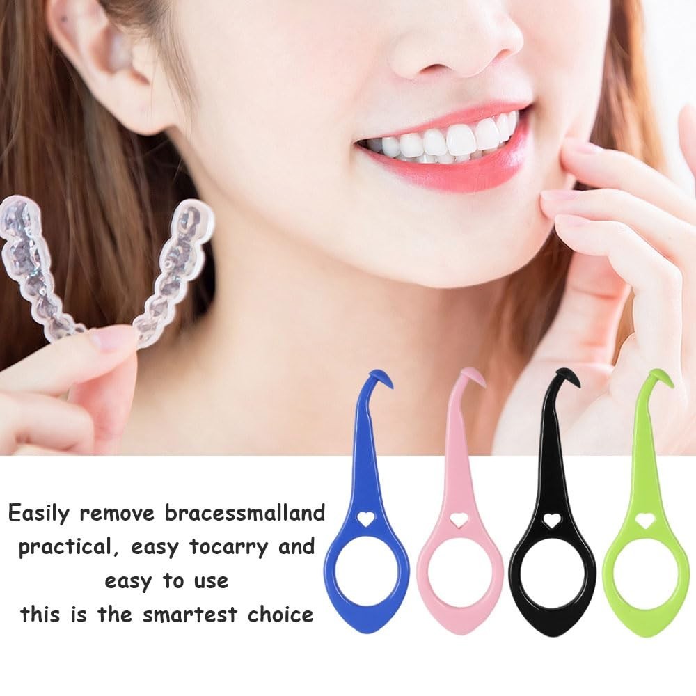 Ergonomic Invisible Brace Extractor - Safe and Effective Aligner Remover Tool