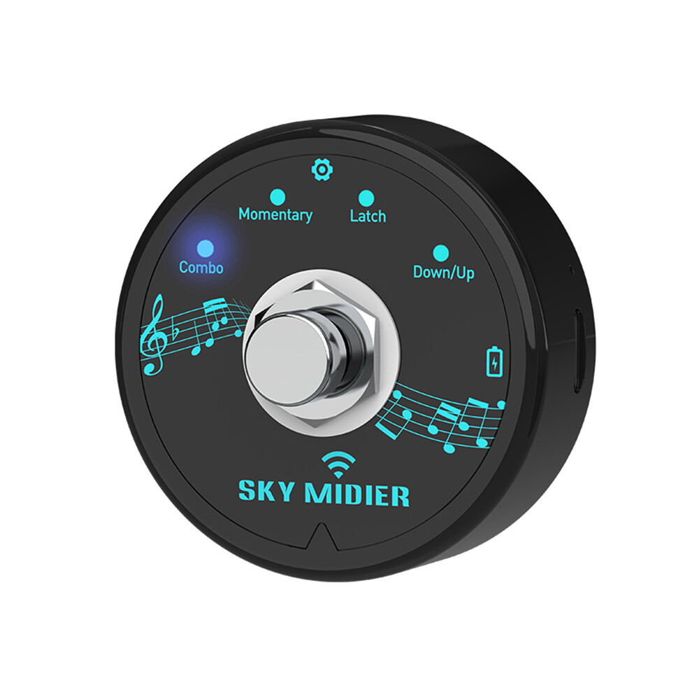 BT MIDI Effector Pedal Mini MIDI Controller Software Effector Controller G8H7