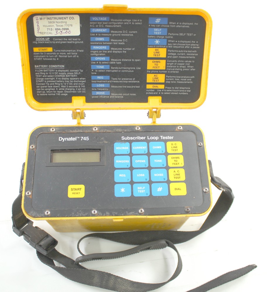 3M Dynatel 745 Compact Telephone Subscriber Loop Tester