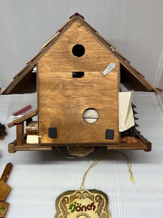 New Authentic Black Forest German Cuckoo Clock With Certificate Of Authenticity