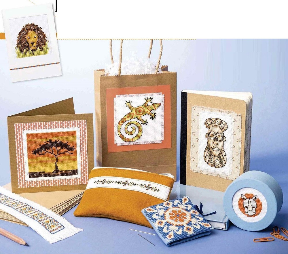 AFRICAN ADVENTURE  CROSS STITCH  PATTERN ONLY    EQ - RAR