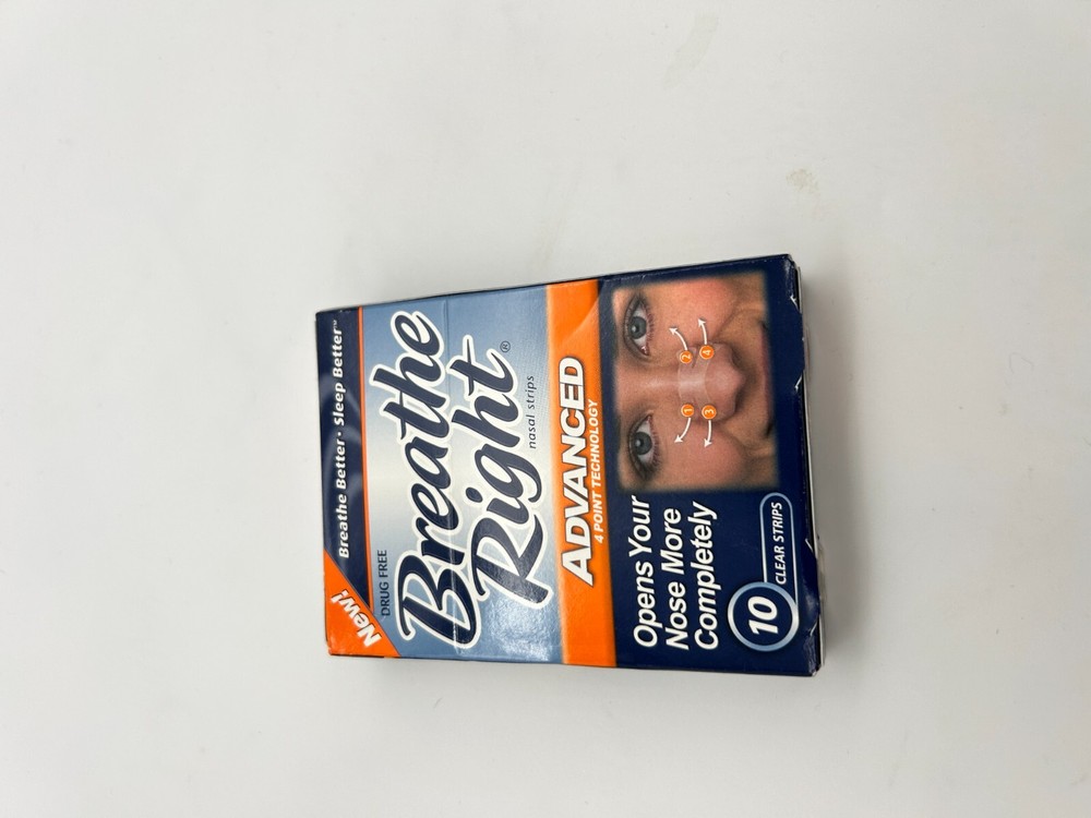 Breathe Right Nasal Strips Advanced 10 Clear Strips