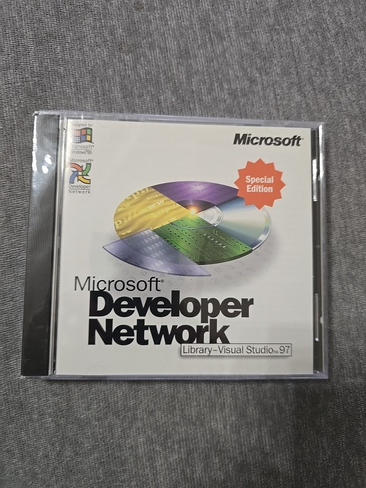 New/Sealed Microsoft Developer Network Library-Visual Studio 97   CD