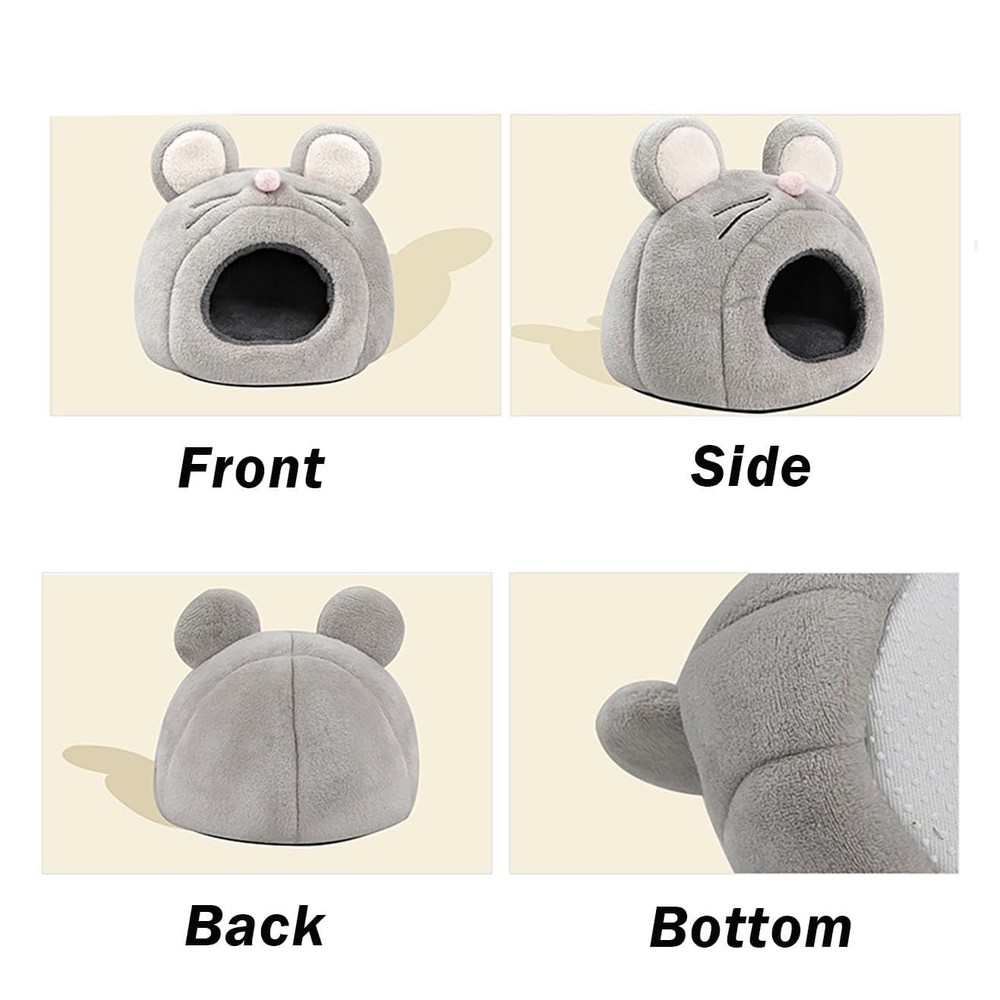 Hamster Bed Cave Hideout & Heating Pad USD Adjustable Temperature Warm Winter...