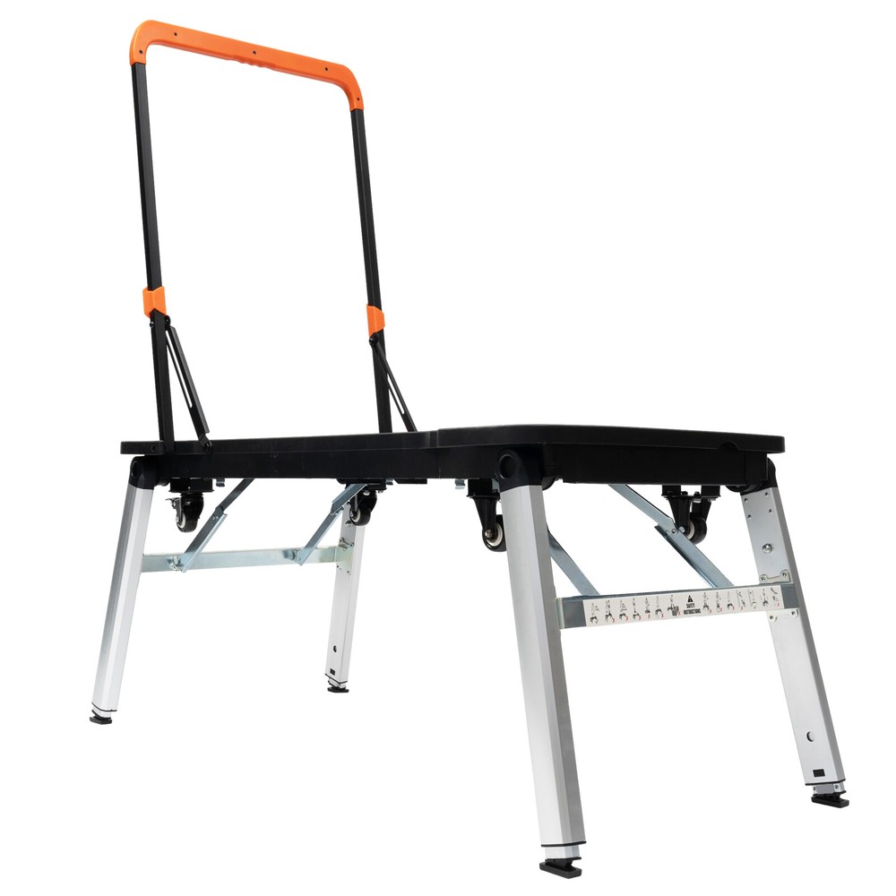 7-in-1 Workbench Portable Folding Sawhorse Work Table 550lbs Load Capacity