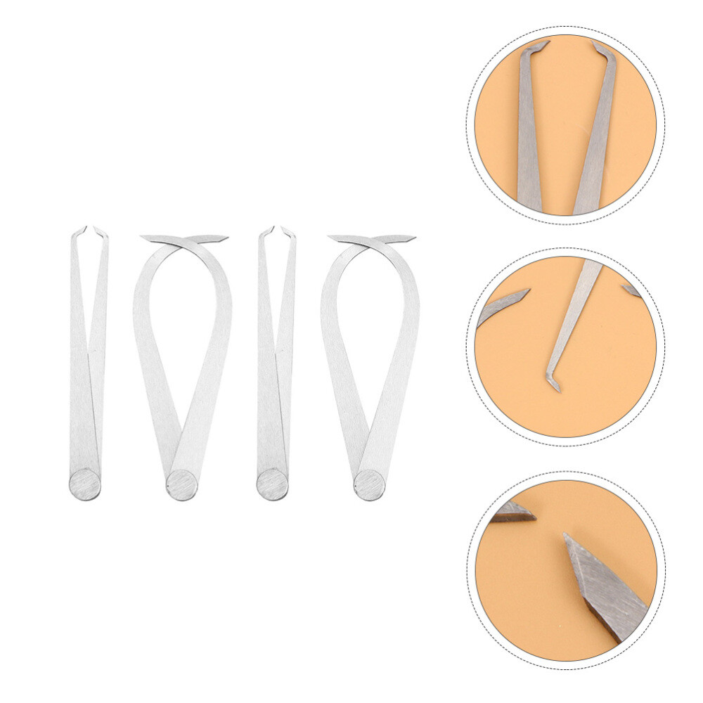 4 Pcs Ceramic Measuring Tool Spring Calipers Clay Tools External