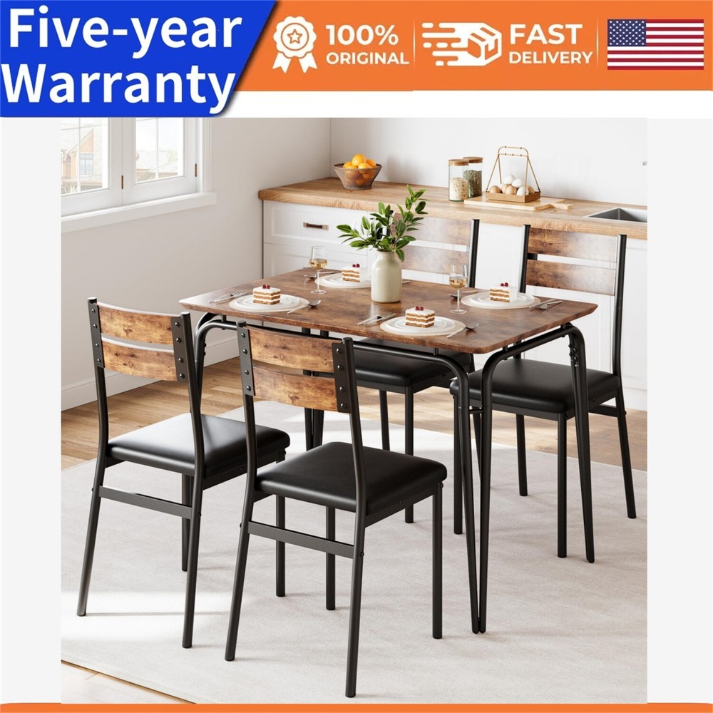 Dining Table  5 Piece Kitchen & Dining Room Sets for Small Space Table and Chair