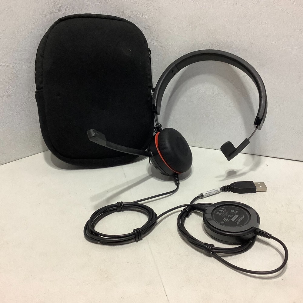 Jabra ENC060 Black Wired Headset w/Case