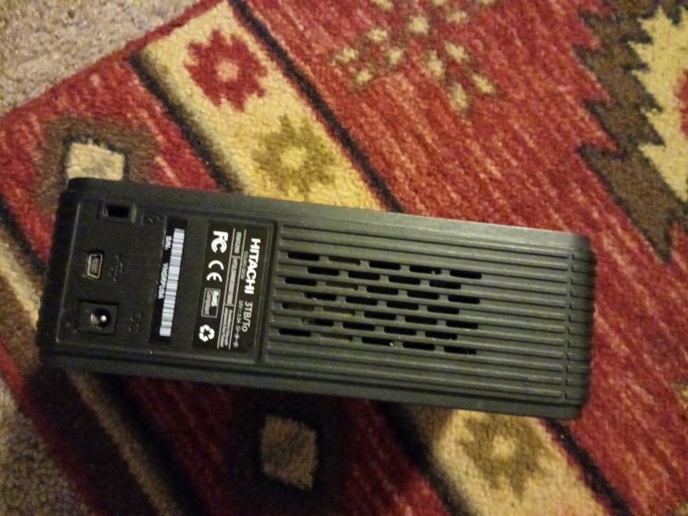 Hitachi, 3tb, External Hard Drive.