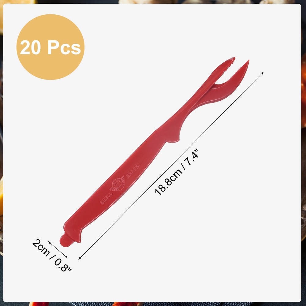 20pcs Crusher Forks/Bits Crusher Wholesale (Red)