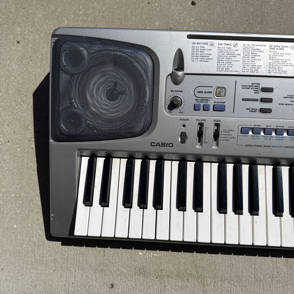 Casio CTK-593 Silver Electronic Keyboard Musical Information System Tested Works