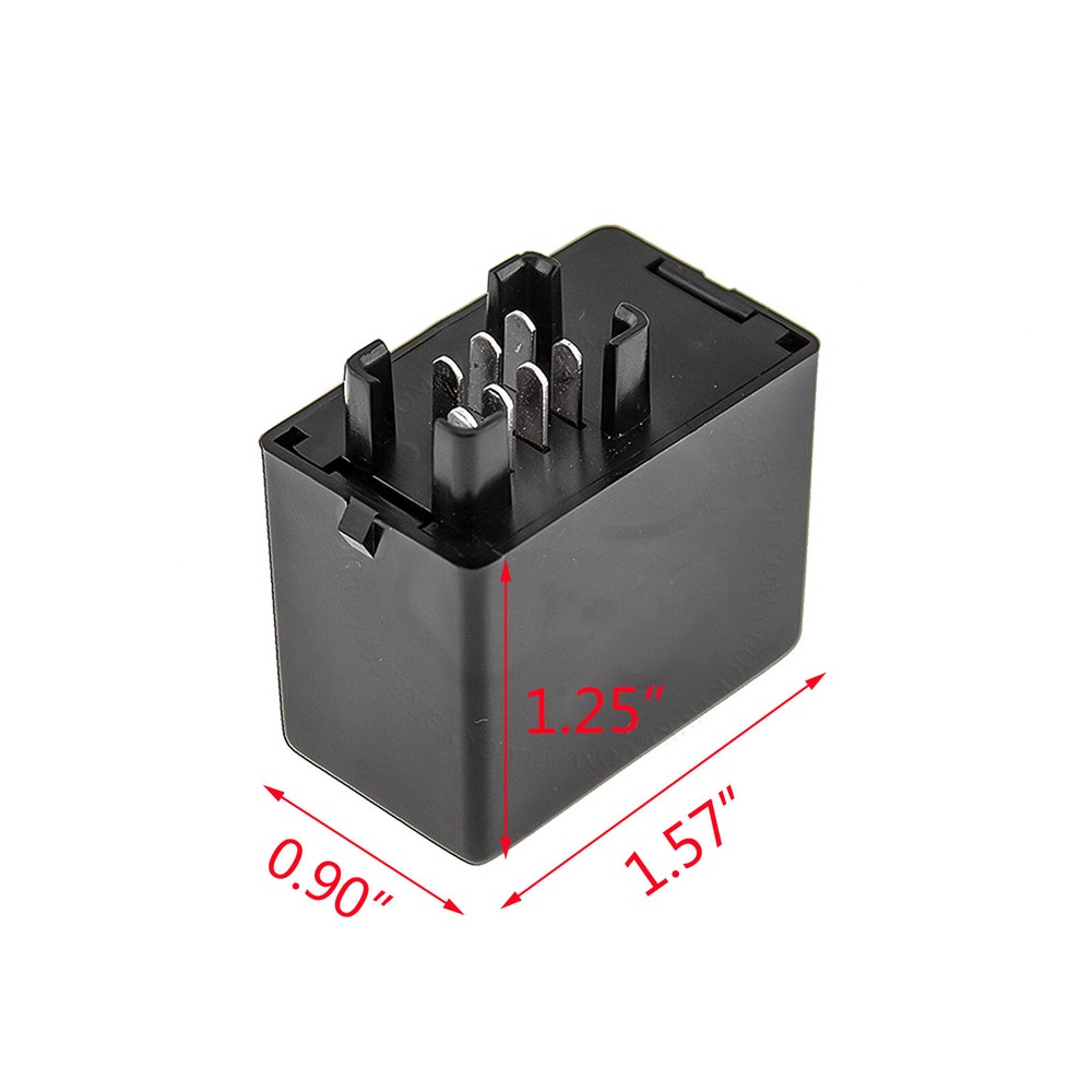 12V 7-Pin Electronic LED Relay Fix Suziki Motorcycle Blinker Light Hyper Flasher