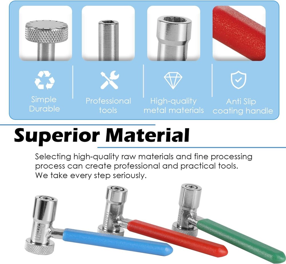 Small Engine Valve Tappet Adjusting Wrench Tool Kit for Motorcycles ATVs & ATCs